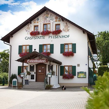 Landgasthof Pilsenhof Entenbraterei Hechendorf am Pilsensee Extérieur photo